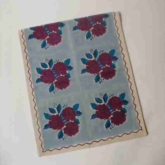 Block-Printed Table Runner