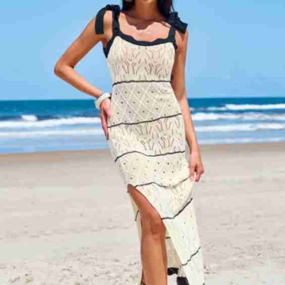 Classic Muse Beige Maxi Dress