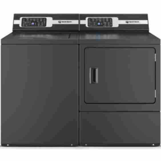 Side-by-Side Top Load Washer and Electric Dryer Set