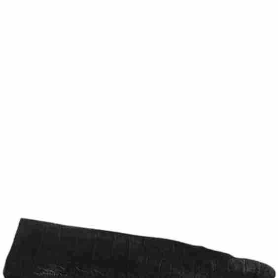 Scivolo Embossed Suede Ballerina Flats