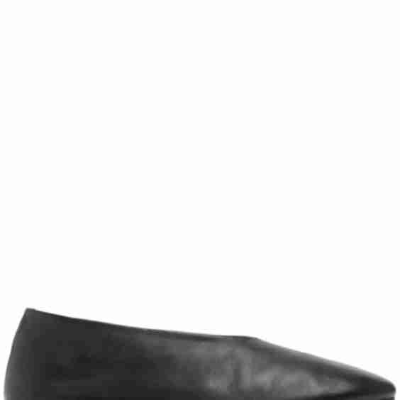 Coltellaccio Leather Flat Ballerinas 