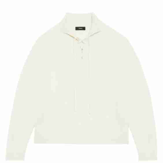 Cashmere Lace-Up Sweater