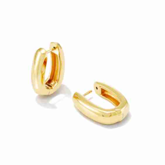 Ellen Wide Huggie Earrings 