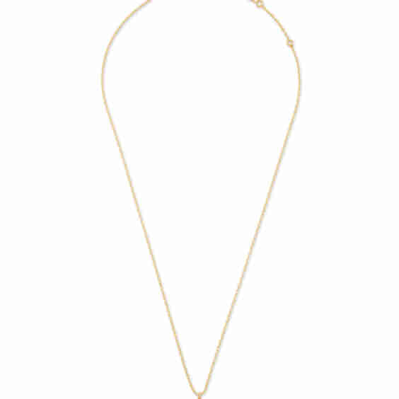Adanna Sterling Silver Pendant Necklace in White Diamond