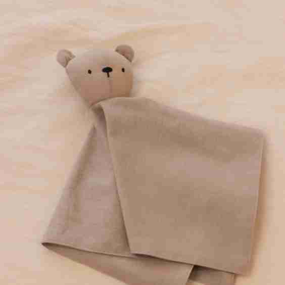 Linen Lovey Bear