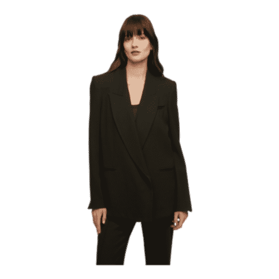 Madison Blazer in Viscose Wool Crepe