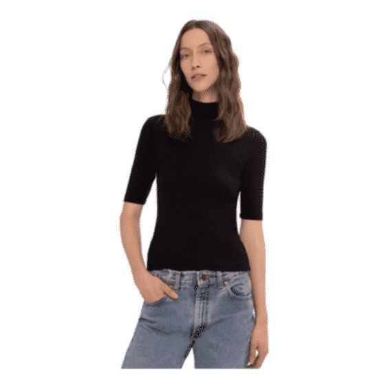 Mock Neck Tee 