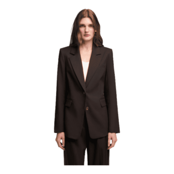 Two-Button Blazer in Seasonless Wool