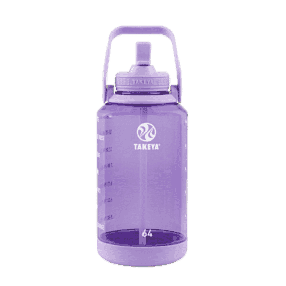 Takeya Tritan Motivational Water Bottle with Straw Lid