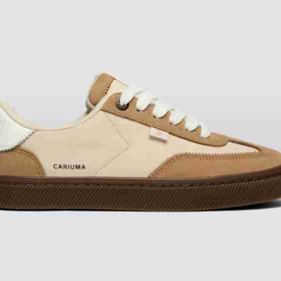Nylon and Suede Sneaker