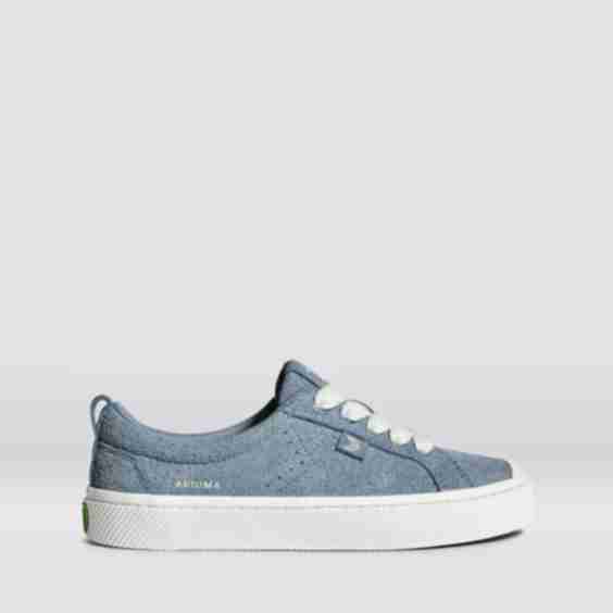 Light Blue Hairy Suede