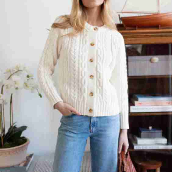Cable Cardigan