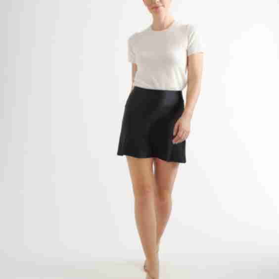 Washable Silk Mini Skirt