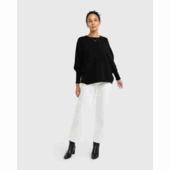 Mongolian Cashmere Batwing Sweater