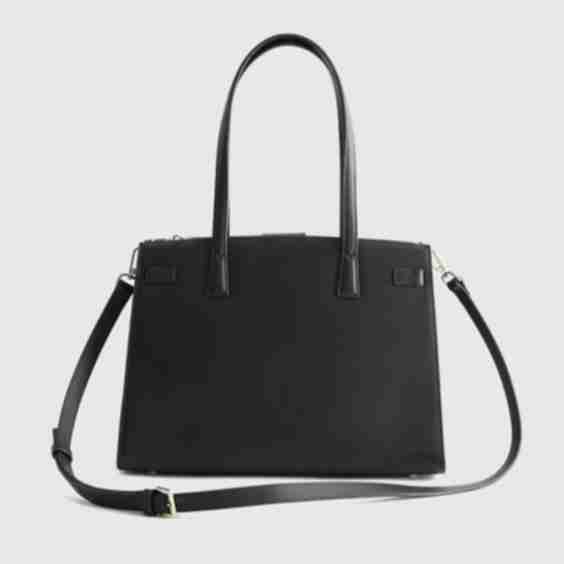 Italian Leather Small Triple Compartment Satchel
