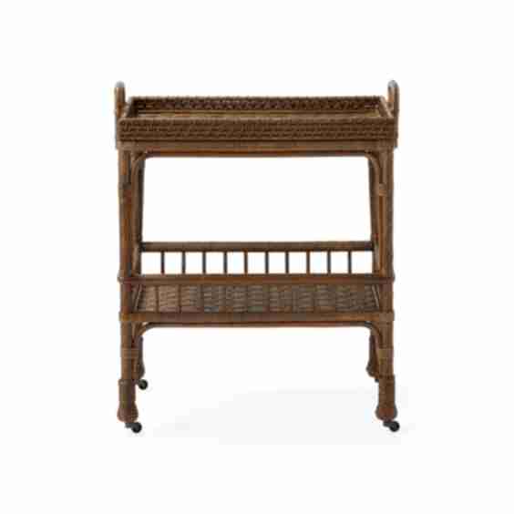 South Seas Rattan Side Table