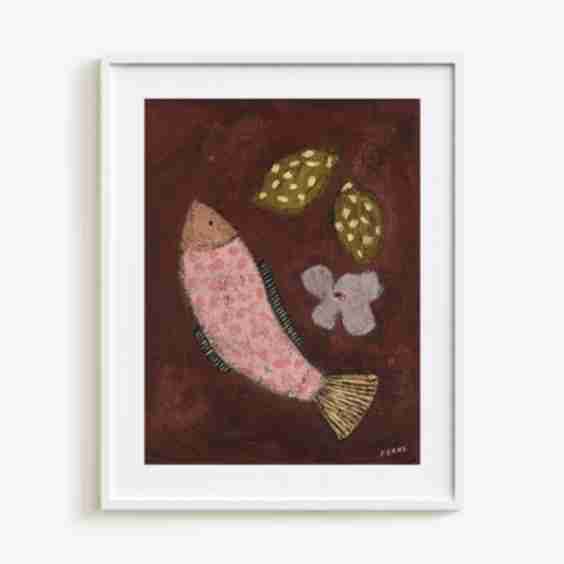Brittany Ferns Sea Garden Three Print