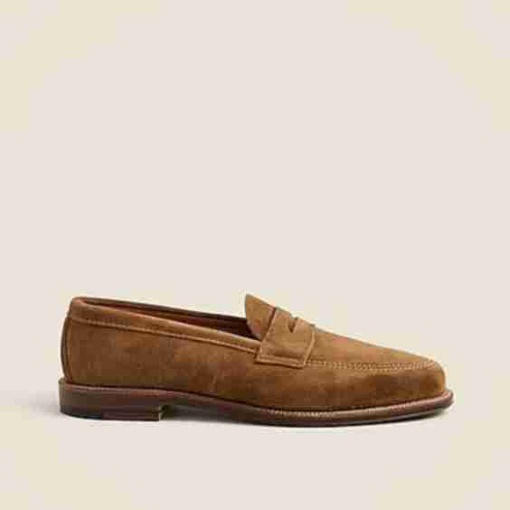 Suede Penny Loafers