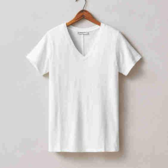 Premium Slub V-Neck Tee
