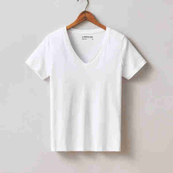 Classic Cotton V-Neck Tee