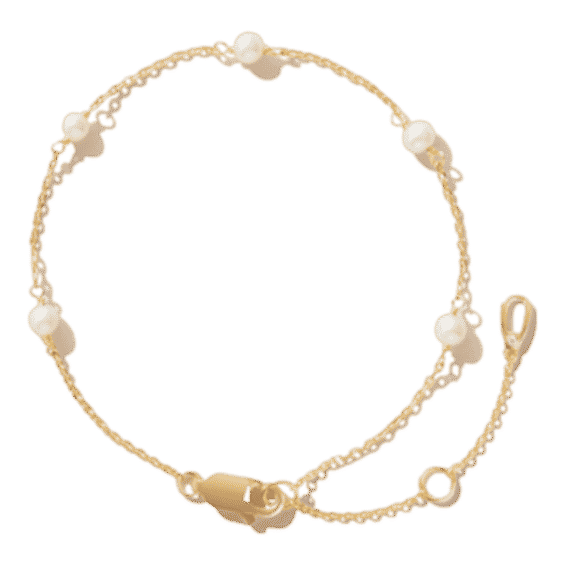 Adelie Pearl Station Bracelet