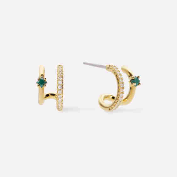 Percy Double Hoop Earrings