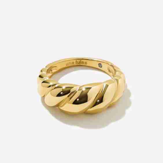 Gold Twist Ring