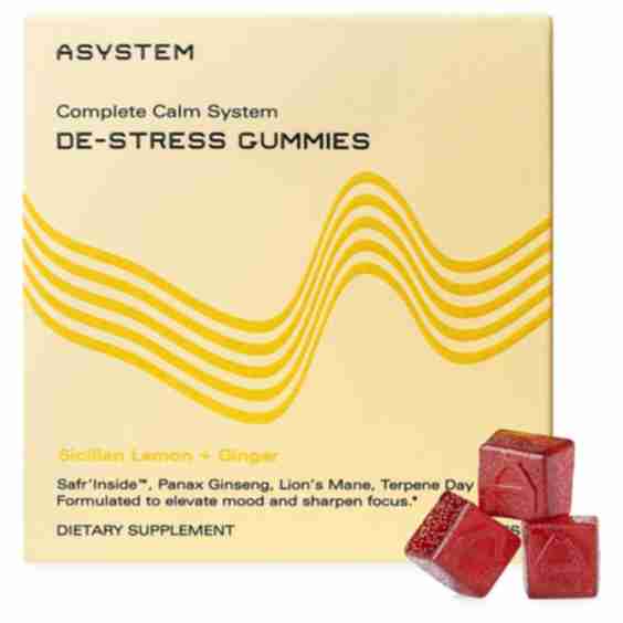 Complete Calm De-Stress Sicillian Lemon + Ginger Anti-Anxiety Gummies