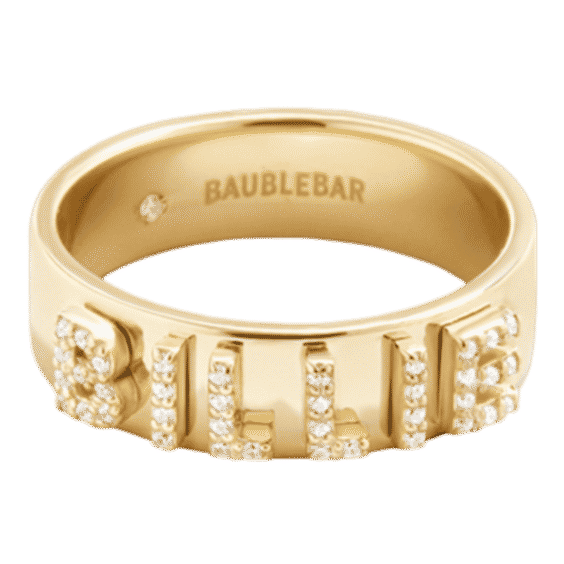 18K Gold Custom Block Ring