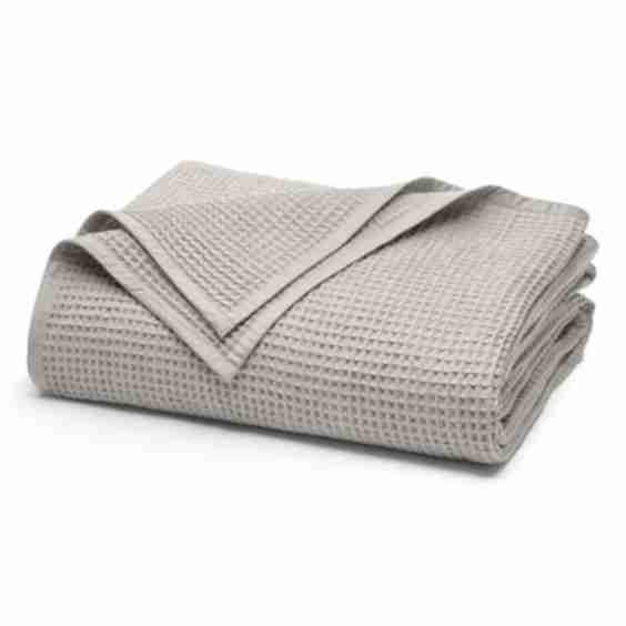 Waffle Organic Cotton Bed Blanket