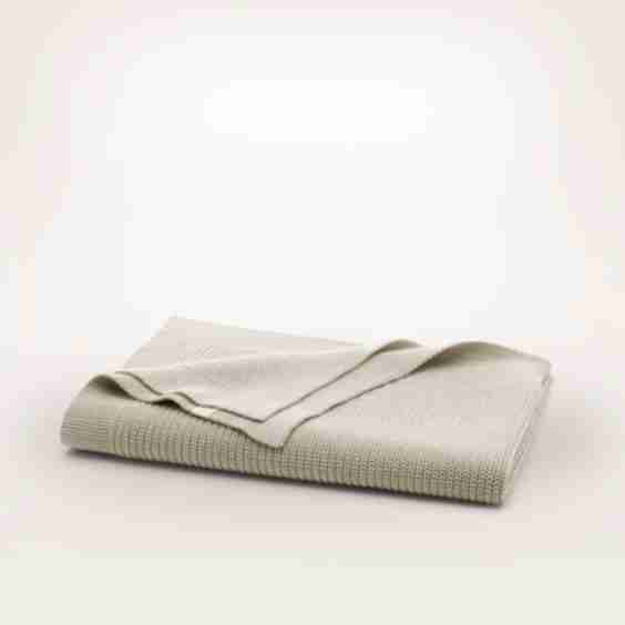 Ribbed Knit Baby Blanket
