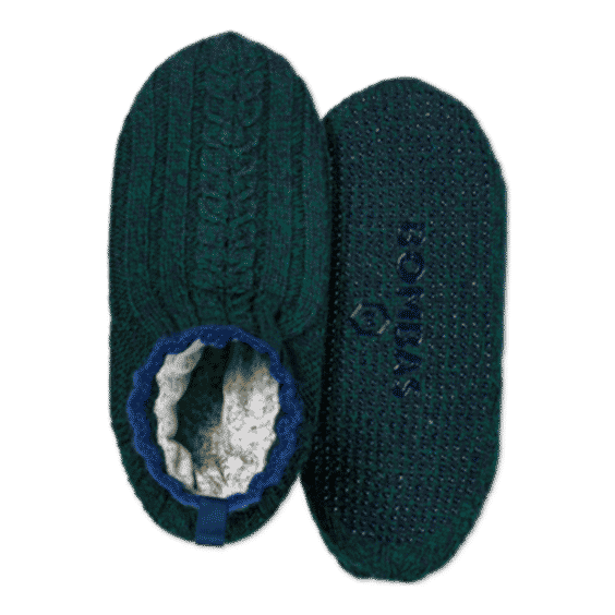 Classic Cable Knit Gripper Slipper