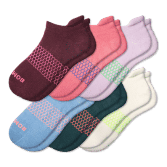 Women's Solid Ankle Sock 6-Pack