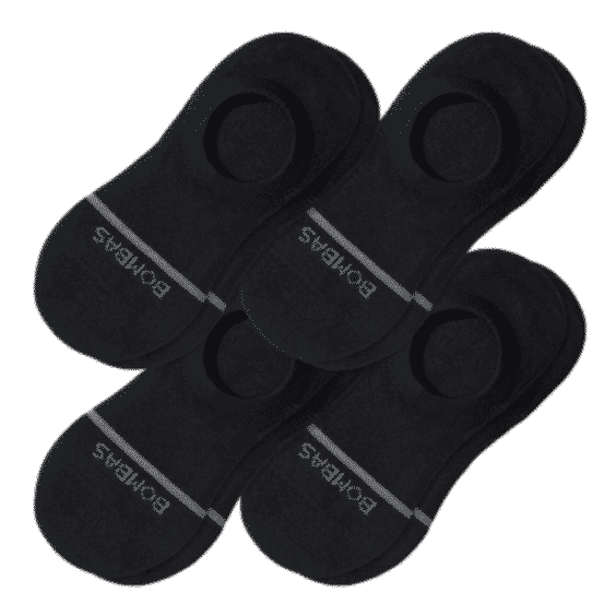 Men's Lightweight Merino Wool Blend No Show Sock 4-Pack