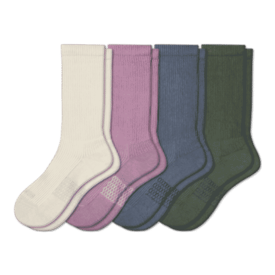 Women's Hybrid Ribbed Calf Sock 4-Pack