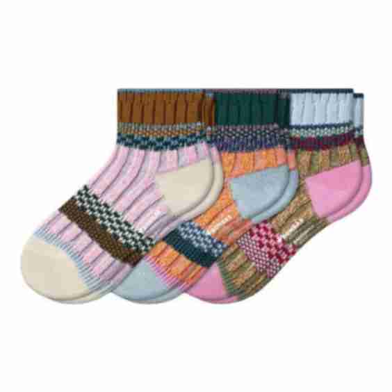 Women's Merino Wool Blend Sweater Quarter Sock 3-Pack
