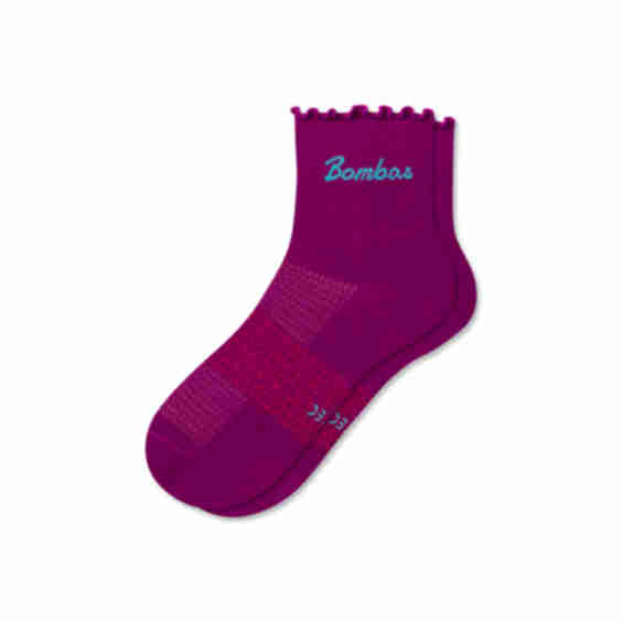 Lightweight Frill Quarter Socks