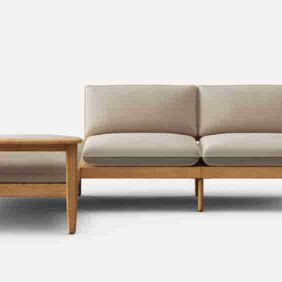 Dunes Teak 4 Piece Sectional