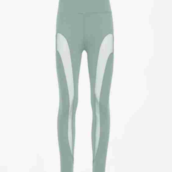 Sheer Spliced Legging In Melt