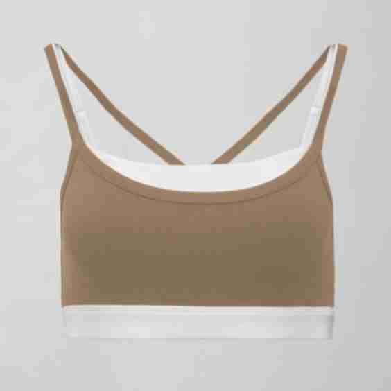 Double Layered Contrast Bra