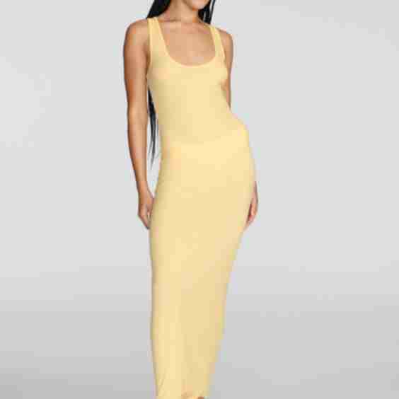 The Midi Dress - Modal Silk Rib