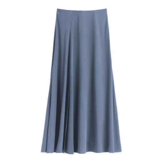 Washable Silk Maxi Skirt