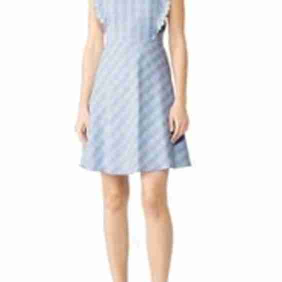 Linen Embroidered Dress