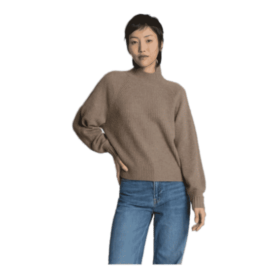 The Cashmere Ribbed Turtleneck
