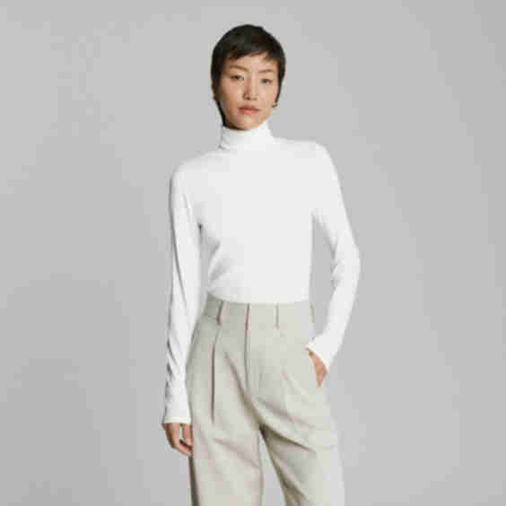 The Pima Micro-Rib Turtleneck