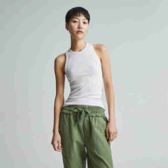 The Supima Micro-Rib Racerback Tank