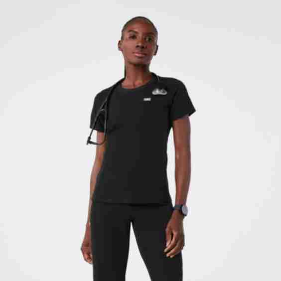 Eliza Slim Crew Neck Scrub Top