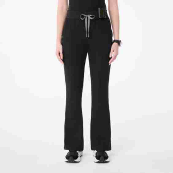 High Waisted Madryn Flare Scrub Pants