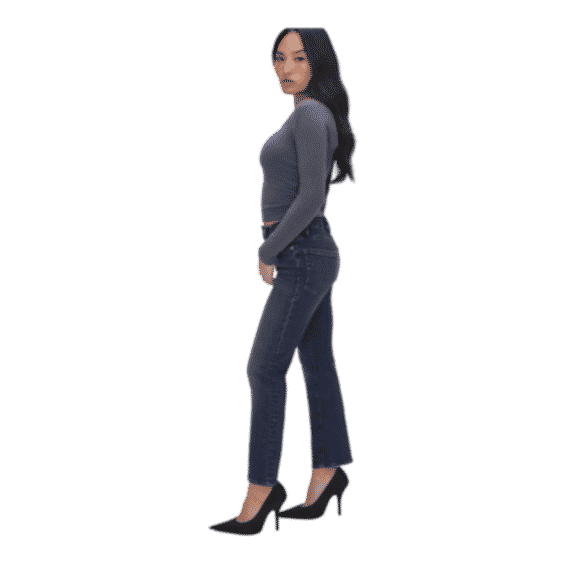 Good Petite Straight Jeans
