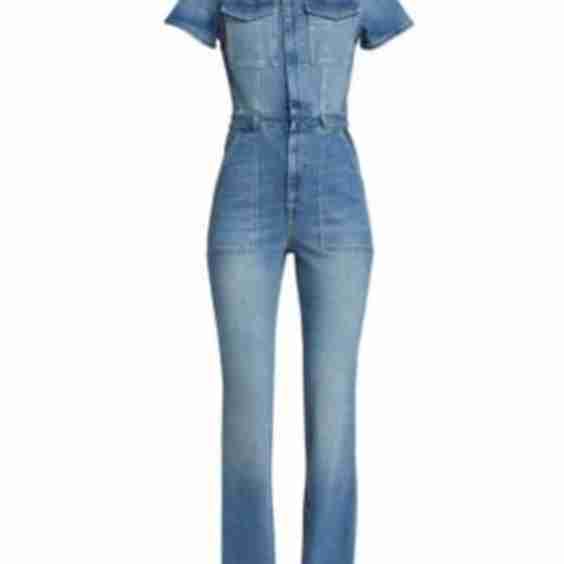 Fit For Success Stretch Denim Jumpsuit